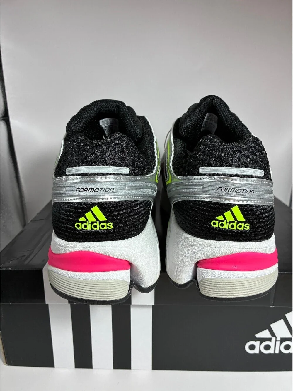 Size 13 - Adidas Adistar Control 5 Core Black Lucid Pink